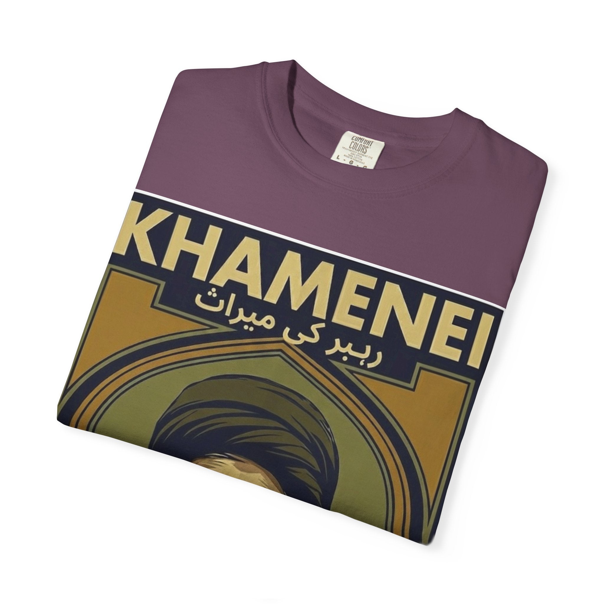 Graphic T-Shirt — 'KHAMENEI' Portrait Print