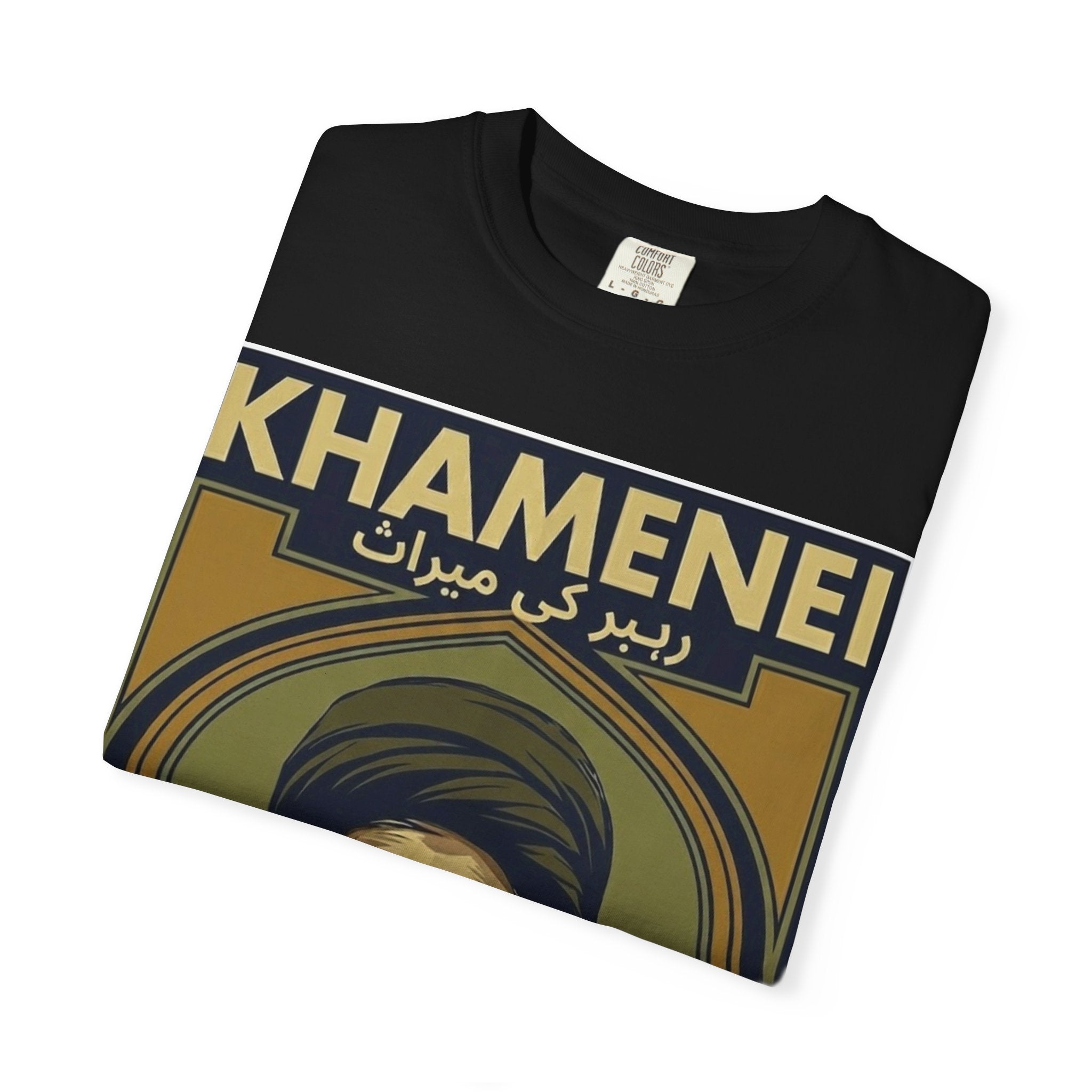 Graphic T-Shirt — 'KHAMENEI' Portrait Print
