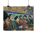 Matte Horizontal Poster — Traditional Middle Eastern Gathering Art Print