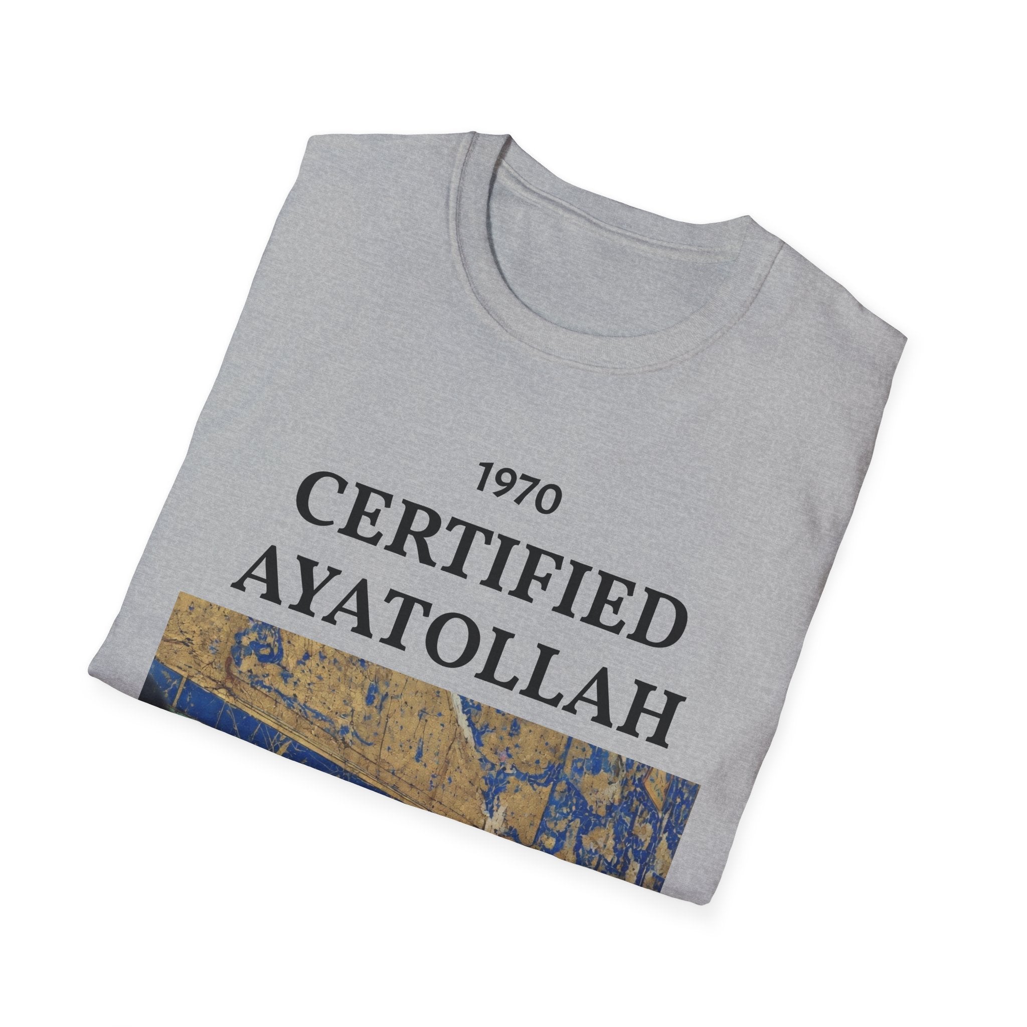 T-Shirt — "1970 Certified Ayatollah" Vintage Portrait Graphic Tee
