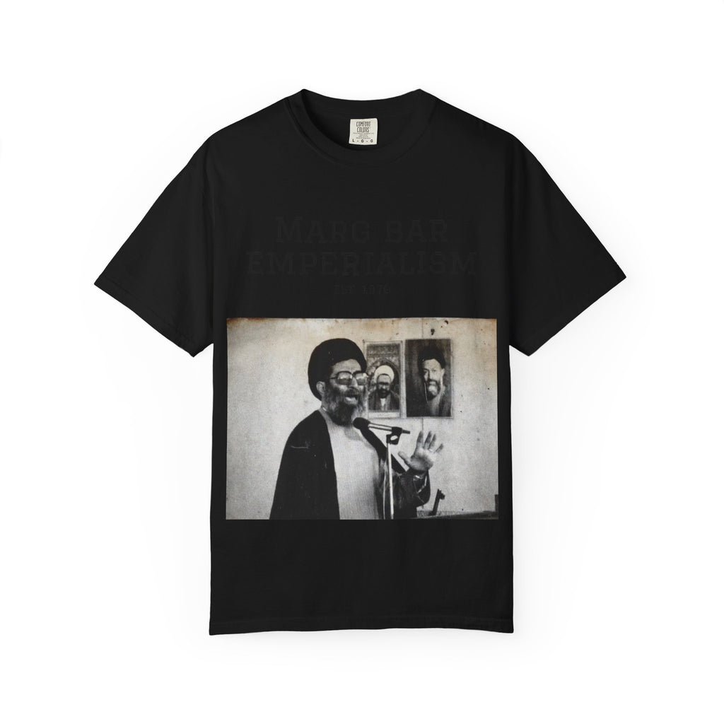 Marg Bar Emperialism Graphic T-Shirt — Vintage Protest Photo Tee