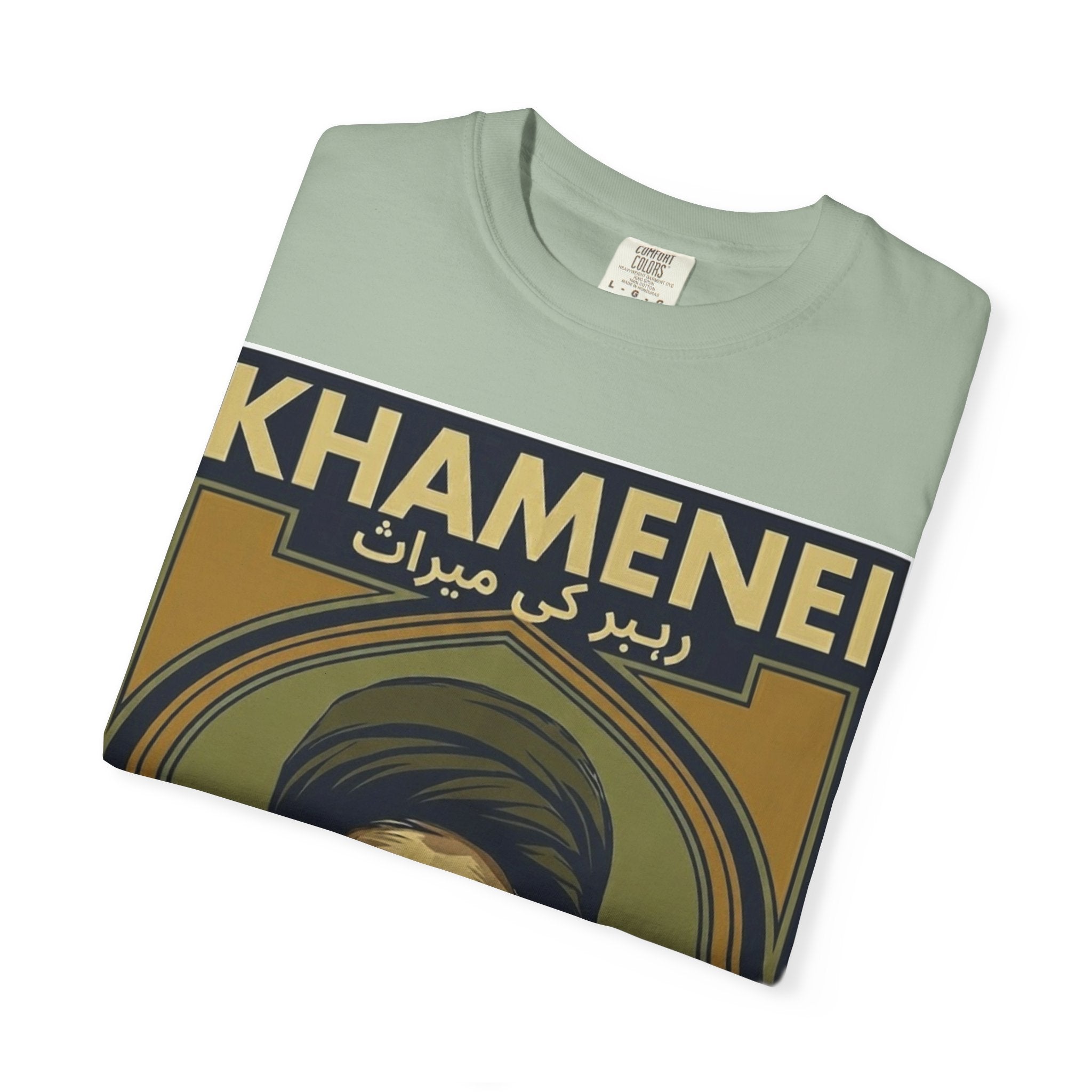 Graphic T-Shirt — 'KHAMENEI' Portrait Print