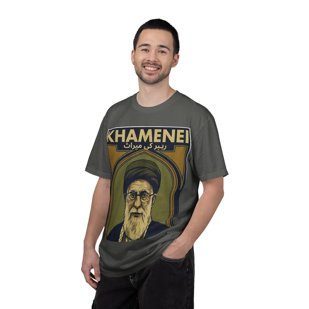 Graphic T-Shirt — 'KHAMENEI' Portrait Print
