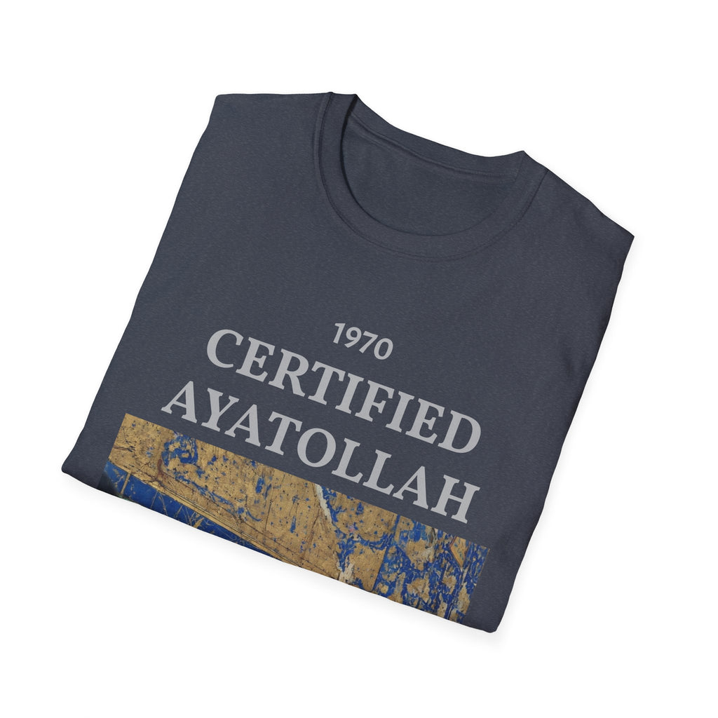 T-Shirt — "1970 Certified Ayatollah" Vintage Portrait Graphic Tee