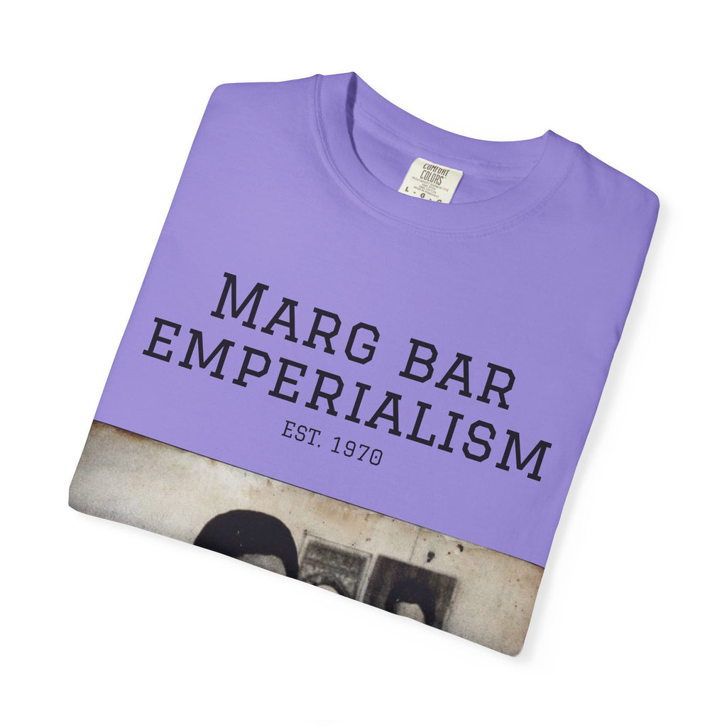 Marg Bar Emperialism Graphic T-Shirt — Vintage Protest Photo Tee
