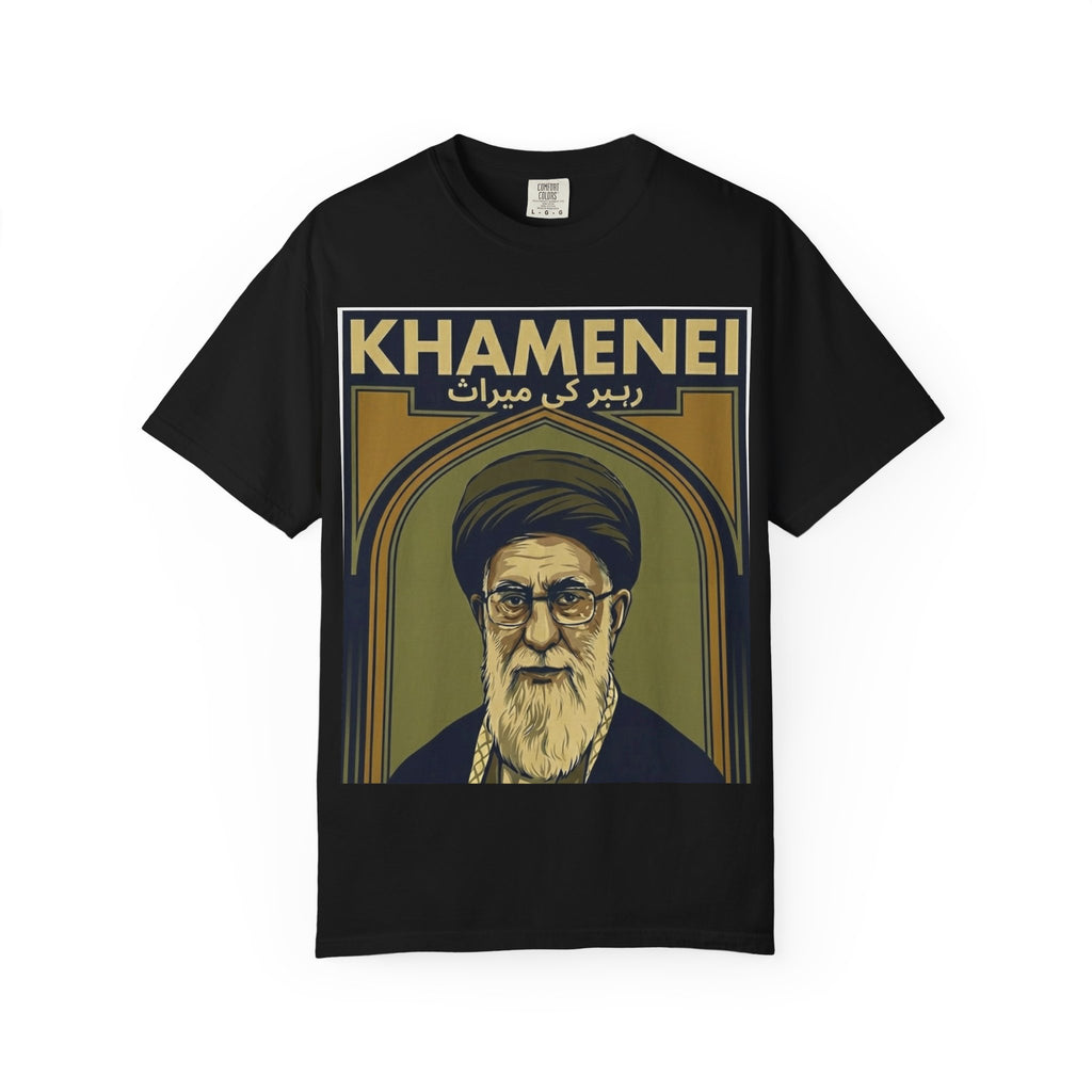 Graphic T-Shirt — 'KHAMENEI' Portrait Print