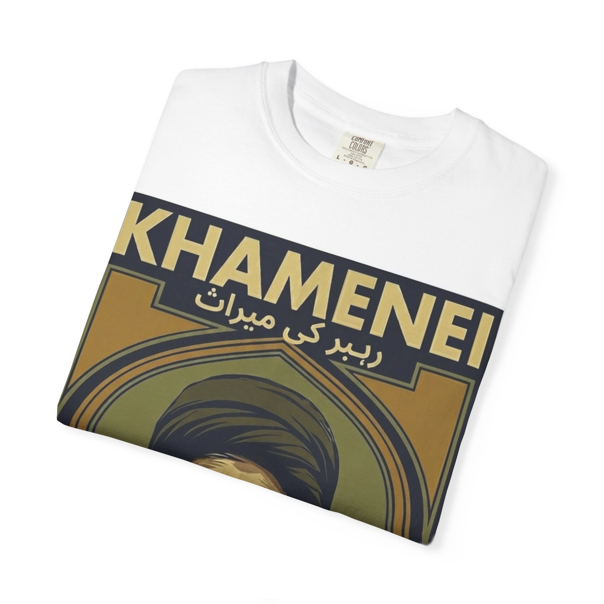 Graphic T-Shirt — 'KHAMENEI' Portrait Print