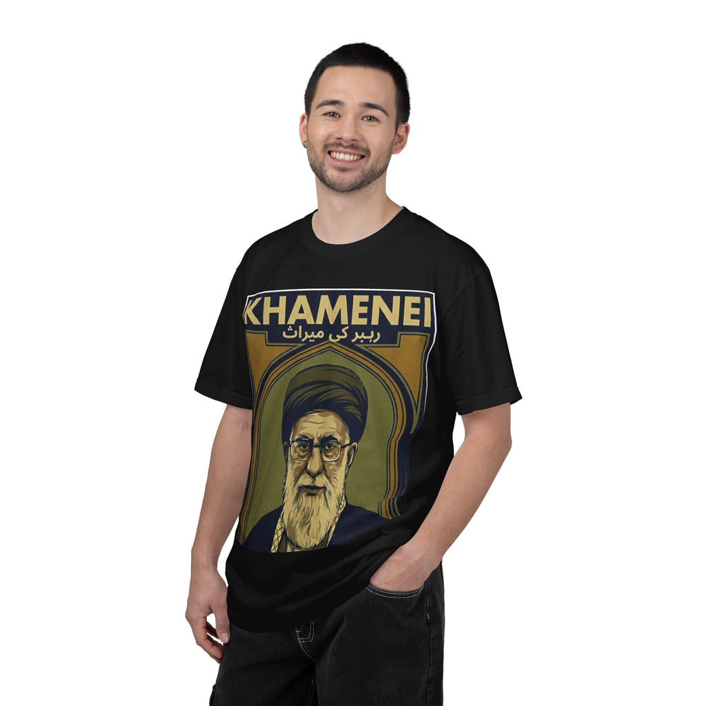 Graphic T-Shirt — 'KHAMENEI' Portrait Print