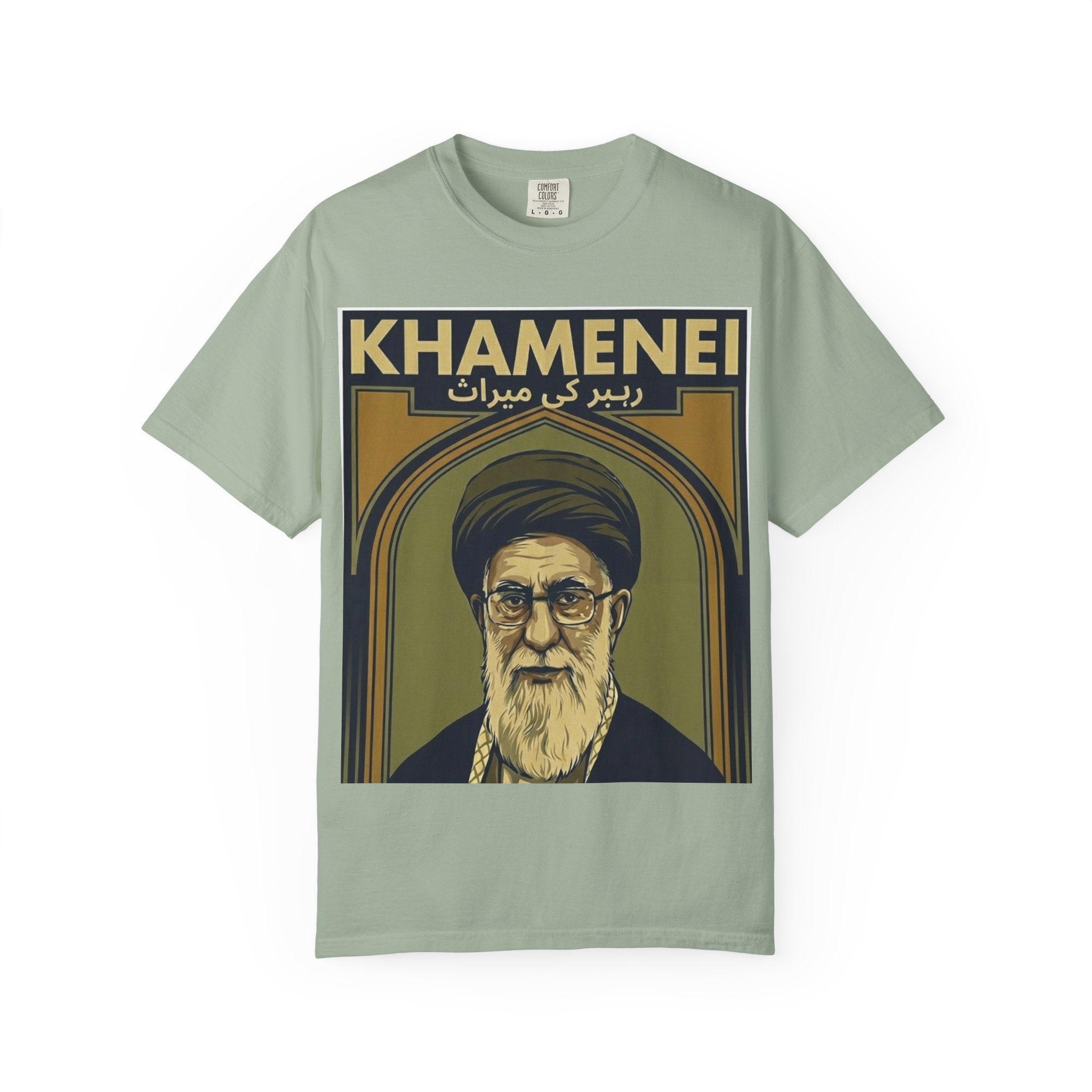 Graphic T-Shirt — 'KHAMENEI' Portrait Print