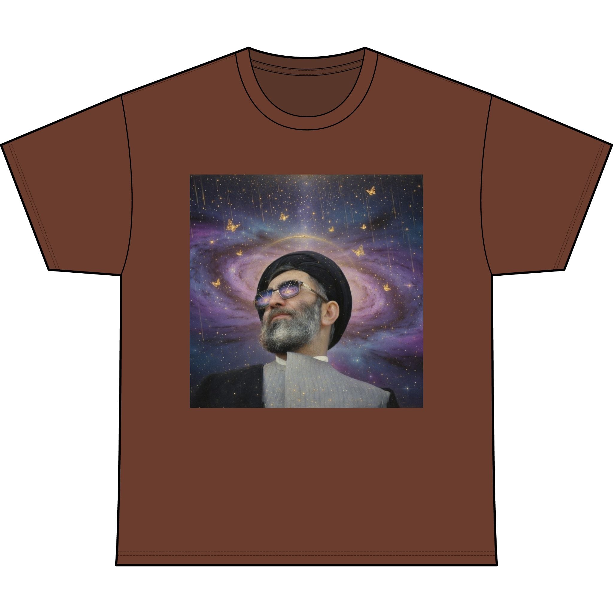 Cosmic Portrait Tee — Vintage Astronaut-Style Galaxy Graphic T‑Shirt